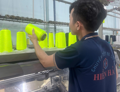 Sét up màu sợi và vận hành máy dệt 